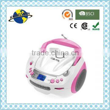 Cute Hello Kitty AM FM Portable Bluetooth CD Boombox photo-1