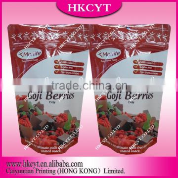 plastic zipper bag for food packaging