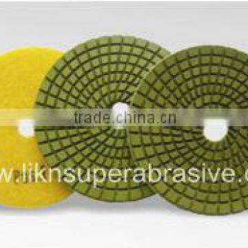 Five - step polishing pads