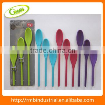 3 pcs plastic spoon set