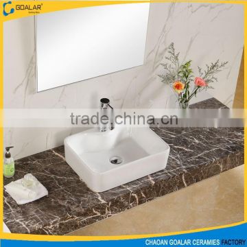 2015 New Ceramic Wash Sink Hot Selling European Standard Ceramic Wash Basin