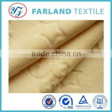 Bright Color Coral Fleece Warm Winter Blanket Fabirc Polyester Cutting Flower Fabric photo-2