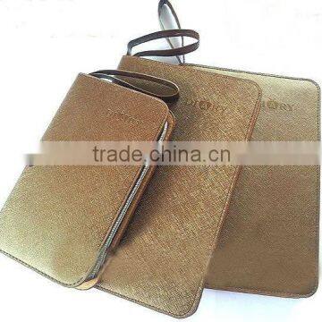 promotional customized business notebook with zipper closure