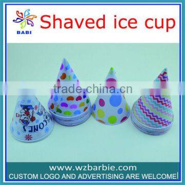 Cone paper cups Shaved ice cup