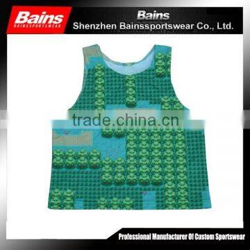 2015 newest design sublimation printing custom crop top cheer uniform