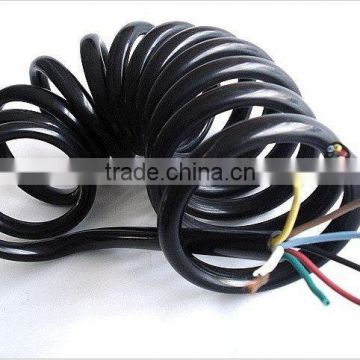 core cable, coiled cable for trailer