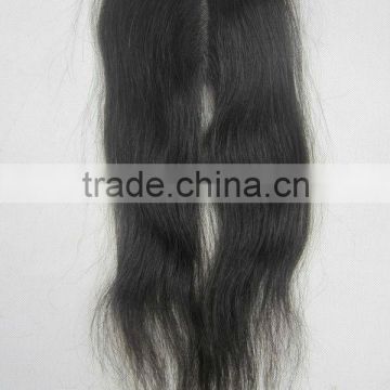 cheap human hair free parting lace closure piece