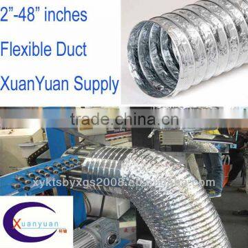 Aluminum foil ventilation hose ,Fire redardant ventilation hose ,Expandable aluminum ducting