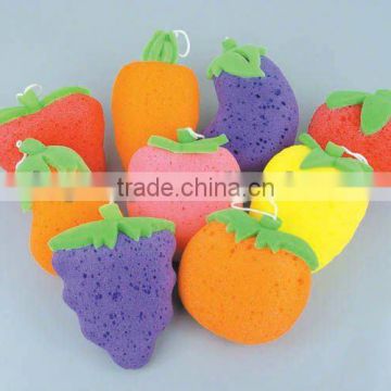 fruit shape kitchen cleaning sponge bath sponge