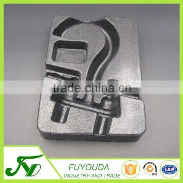 Big disposable black plastic blister package box