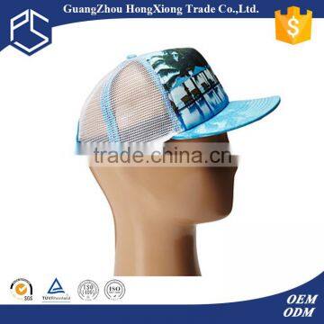 Promotional High Quality Sulblimation Hawaii Flat Bill Rucker Hats photo-3