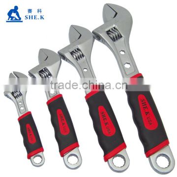 Multi function, accuracy measurement single open end adjustable wrench