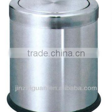 Hot Sale Round Stainless Steel Trash Can (A-198)