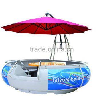 PE BBQ donut boat for outdoors