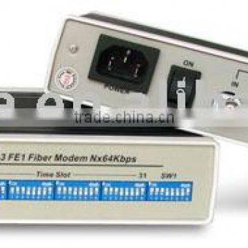 FE1 to optic fiber modem