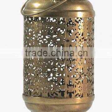 Candle Lantern Brass Antique Metal Lantern ST-1585
