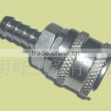 Steel needle self-locking Aro Type Coupler 3/8"(10.5*20H)Hose Barb