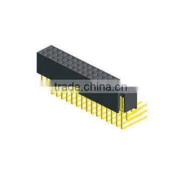 2.54mm pitch RIGHT ANGLE 3X24PIN 72 pin connector