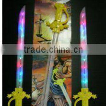 2015 Newest LED Flashing Pirate Knife for Kids