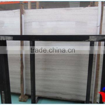 White wooden marble big slab