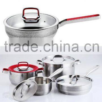 8pcs Cookware Set With Electro Corrosion on Exterior MSF-3635