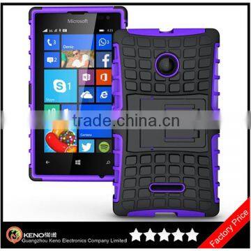 Keno Free Shipping Rugged Hard Robot Back Cover Stand Holder Kickstand Case for Nokia Lumia 532