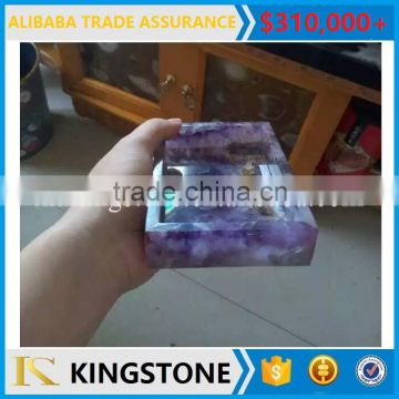 Luxury High quality gemstone soap dish bathroom accessory