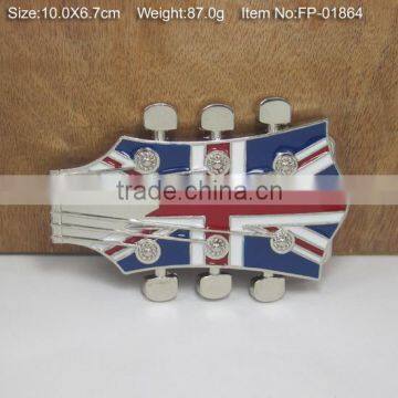 Cross Belt Buckle With Rhinestones Burnisher Plate Buckle photo-4