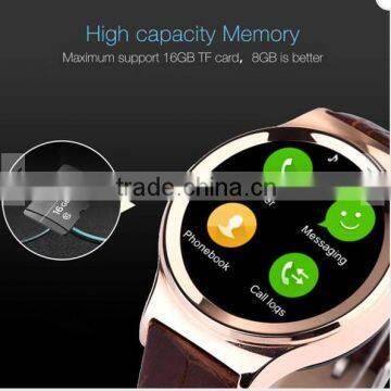 T3 UV Detection Pedometer MP3/MP4 player Sport Smart Watch For Iphone And Android