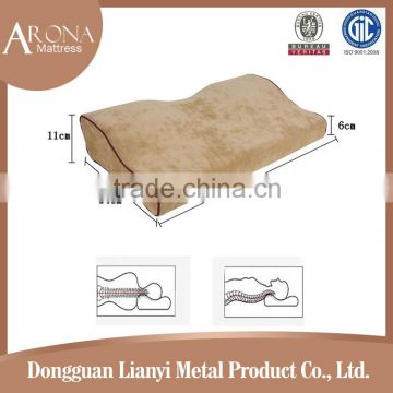 PU pillow butterfly type protection strength vertebral Velvet fabric zippers Memory Foam Pillow