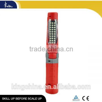 rechargeable 30+5LED work lamp,inspection auto repair light,high quality foldable lamp