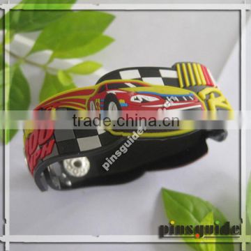 china alibaba supplier bracelet custom silicon wristband with F4 motorcycle race