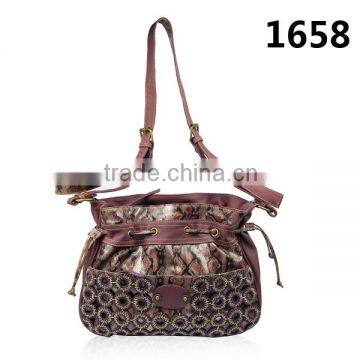 1658-2014 China original design basket bag, OEM shoulder bag, factory shoulder bag