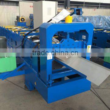 Automatic metal roof ridge cap roll forming machine