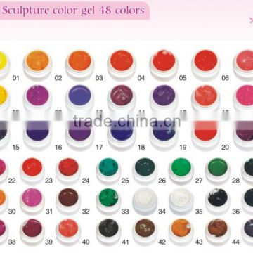 2015 best selling Nail art design 3D sculpture UV gel for nail decoration China factory