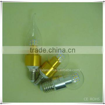 5W E12 E14 Transparent Glass Led Candle Light With CE ROHS GS SAA photo-6