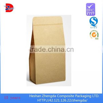 High quality square bottom scented tea packing bag /Empty paper Tea Bags