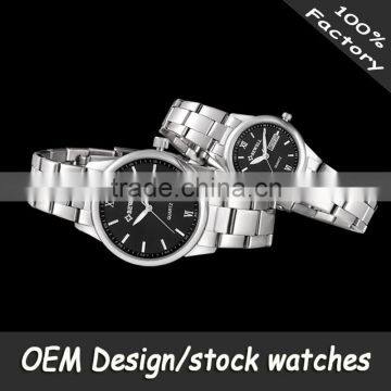 100% Factory Direct Quartz Japan Movt Stainless Steel Quartz Watch