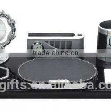Wooden Desk Sets&Pen Holder,clock,calendar:BF09026-a2