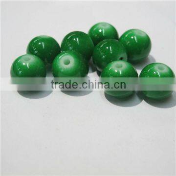 SCB004 round neon stone color glass beads diy 8mm