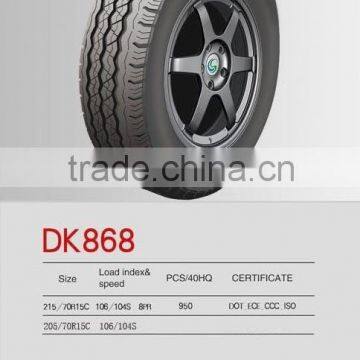 215/70R15LT Light truck tyre Double king tyre factory