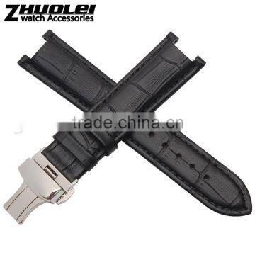 2015 Fashion Croco grain calf leather watch band leather watch strap 20*11mm 22*13mm