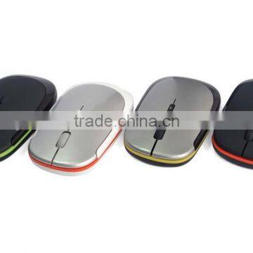 2.4Ghz Gift Wireless Slim Mouse With Transparent Crystal Plastic Box Packing photo-4