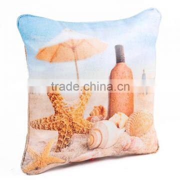 Cute Elegant Beach Seascape Inflatable Throw Pillow Case With Insert 30cm Supplier's Choice photo-3