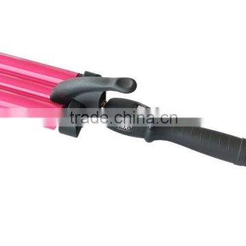 hot selling triple heater wave hair curler