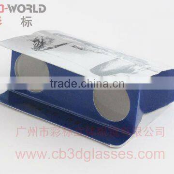 2012 3d promotional paper telescope with fashion design