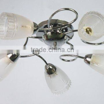 2016 Modern decorative glass and metal fixture ceiling lamps