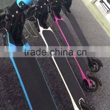 2016 Lightest Carbon Fiber Electric Scooter Small Size Portable Electric Mobility Scooter Hand-Carry Mini 2 Wheels Skateboard photo-3