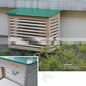 wooden air conditioner cover