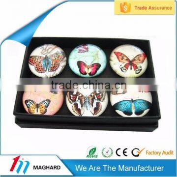 Custom Glass Fridge Magnet Magnetic Glass Holder photo-2